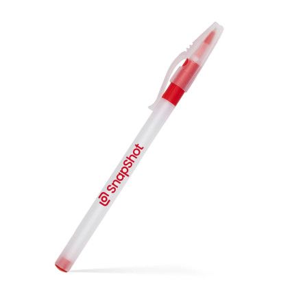 Custom Grip Stick Pen - Frosted Red