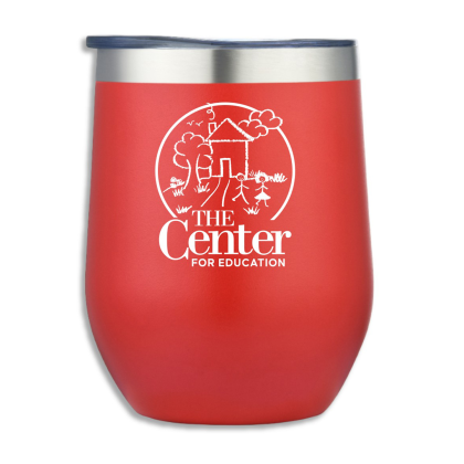 Custom Little Sipper 2.0 12 oz Stainless Steel Wine Tumbler - Red 