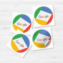 Custom 2" x 2" Circle Stickers 3.5 mil