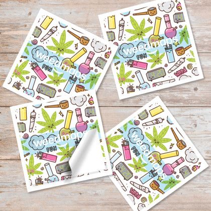 Custom 3" x 3" Square Sticker 3.5mil