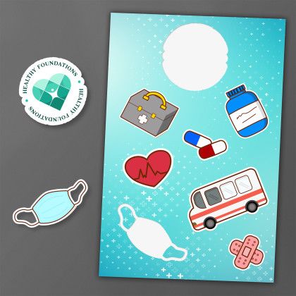 Custom 6" x 9" Vinyl Sticker Sheet 6mil