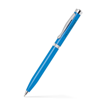 Custom Aluminum Ballpoint Twist Metal Pen - Sky Blue 