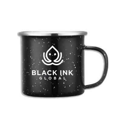 Custom Cozy Camper 16 oz Stainless Steel Camp Mug - Black Custom Cozy Camper 16 oz Stainless Steel Camp Mug - Black