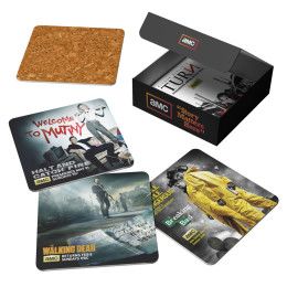 Custom Square Coaster Set In Box