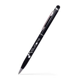 Custom Allison Stylus Ballpoint Twist Metal Pen - Black