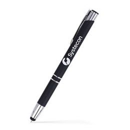 Custom Monica Stylus Click Metal Pen - Black