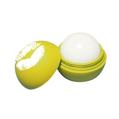 Custom Bliss Round Lip Balm - Yellow 