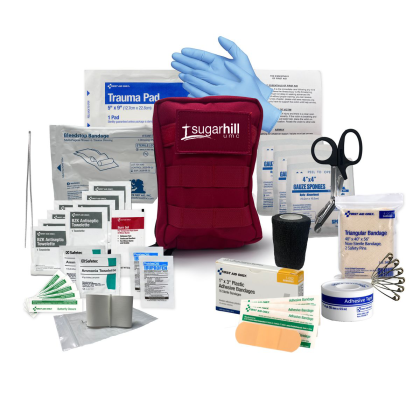 Custom Tactical Trauma & First Aid Kit - Red