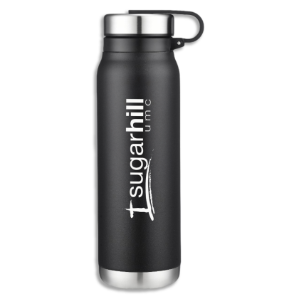 Custom Keep Kool 20 oz Stainless Steel Water Bottle - Black 