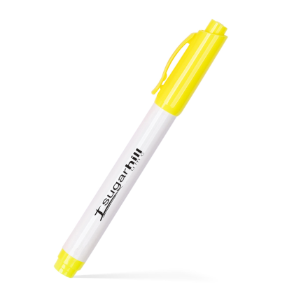 Custom Dri Mark Clip Cap Highlighter - Yellow