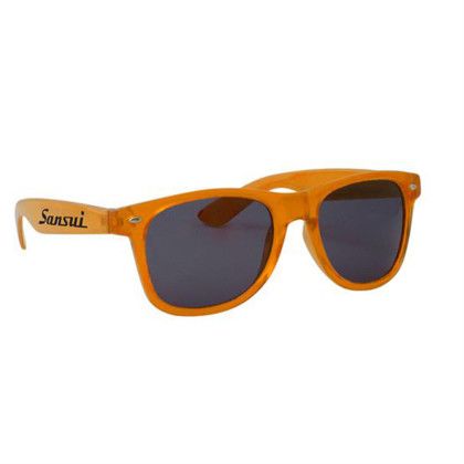 Custom Sun Flex Sunglasses - Orange 