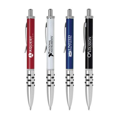 Custom Aluminum Ballpoint Click Metal Pen - All Colors 