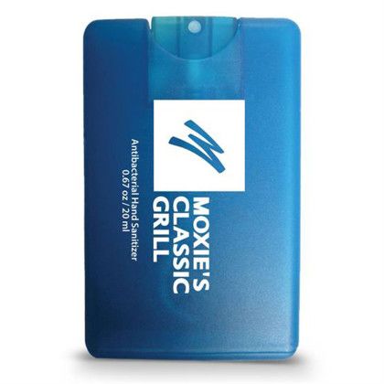 Custom Sanicard Credit Card Style 20 ml Hand Sanitizer - Teal