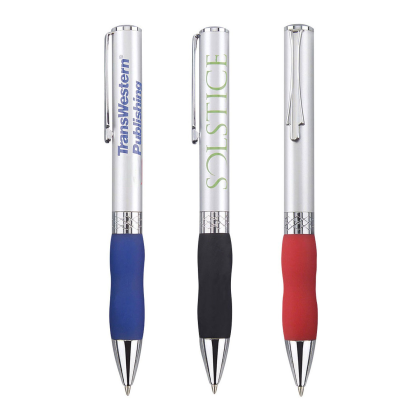 Custom Satin Ballpoint Twist Metal Pen - All Colors 