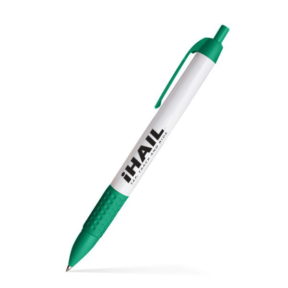 Custom Mean Gripper - White With Green