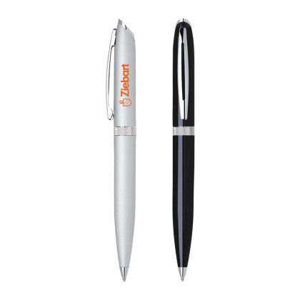 Custom Aluminum Diamond Ballpoint Twist Metal Pen - Matte - All Colors 