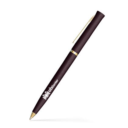 Custom Angel Slim Twist Pen - Blue