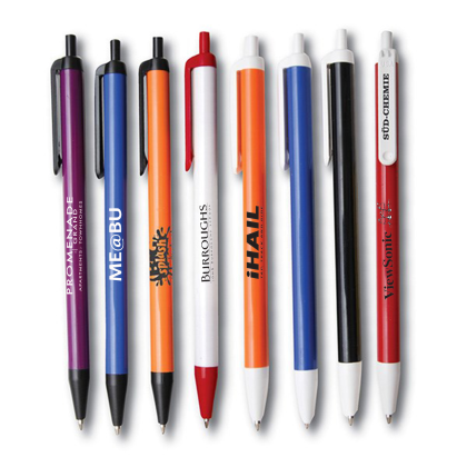 Custom Clicker Click Pen - USA Made - All Colors 