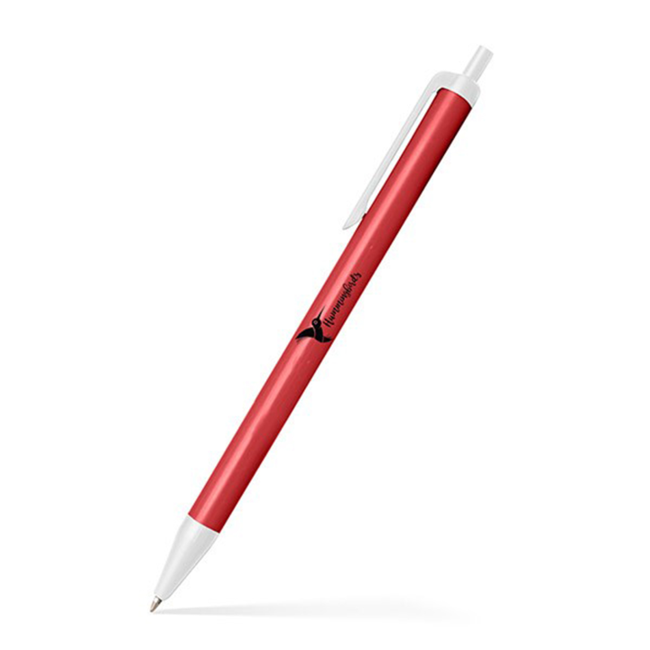 Red Ink Click Pens Custom Clicker Pen USA Made