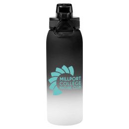Custom Prisma 30 oz. Gradient Water Bottle - Black