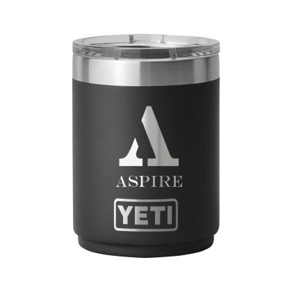 Custom YETI Rambler 10 oz. Stackable Lowball with MagSlider Lid - Black
