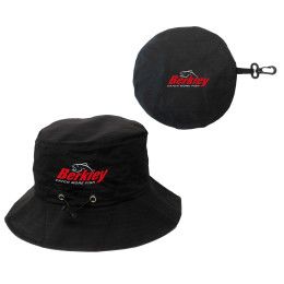 Custom Packable Bucket Hat - Black