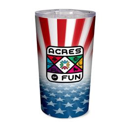Custom Full Color USA Flag Mug - Red/white/blue