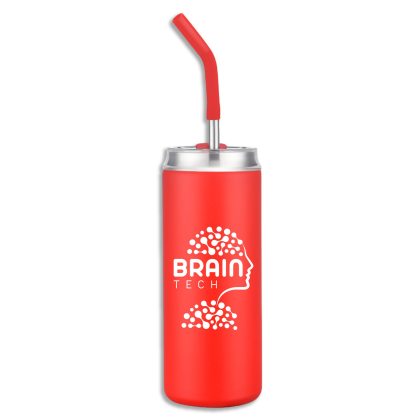 Custom Siplicity 20 oz Stainless Steel Water Bottle - Red 