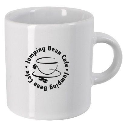 Custom 3 Oz. Espresso Ceramic Cup - White Custom 3 Oz. Espresso Ceramic Cup - White