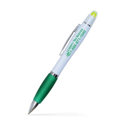 Custom Brooke Pen Gel-Wax Highlighter Combo - Green 