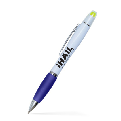 Custom Brooke Pen Gel-Wax Highlighter Combo - Blue 