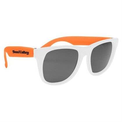 Custom Sun Ray Sunglasses - Orange 