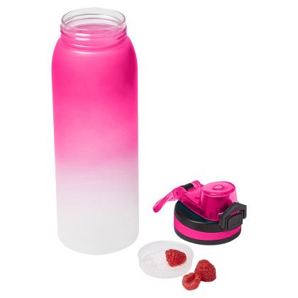 Custom Prisma 30 oz. Gradient Water Bottle - Heliconia Open View