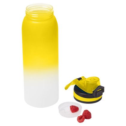 Custom Prisma 30 oz. Gradient Water Bottle - Sunny Yellow Open View