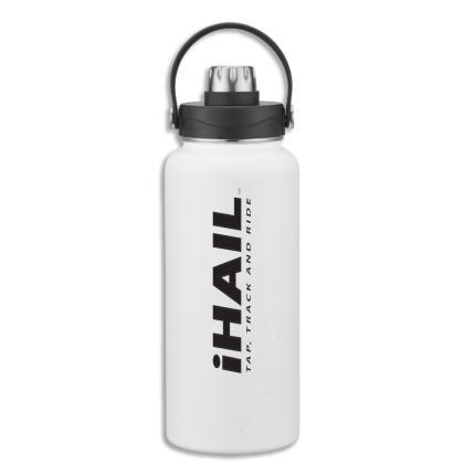Custom Quencher 34 oz Stainless Steel Water Bottle - White