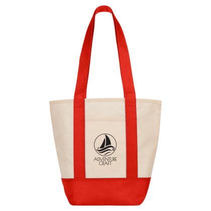 Custom Non-Woven Mini Tote Bag - Red Custom Non-Woven Mini Tote Bag - Red