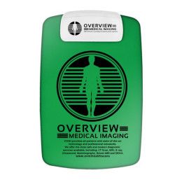 Custom Contour Clipboard - Transparent Green Custom Contour Clipboard - Transparent Green