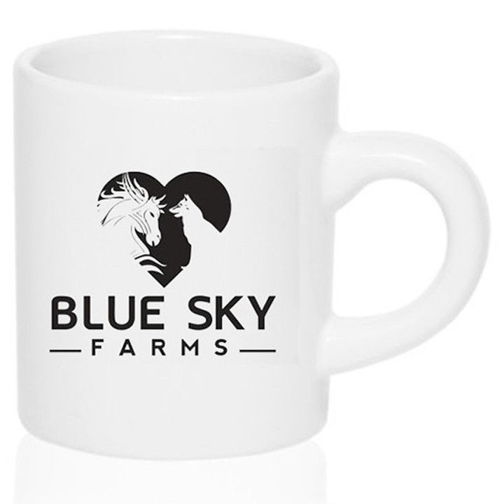 Custom 4 oz. Mini Ceramic Mugs
