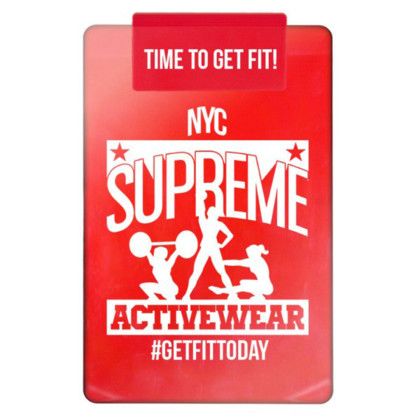 Custom Transparent Clipboard with Jumbo Clip - Transparent Red Custom Transparent Clipboard with Jumbo Clip - Transparent Red