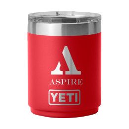 Custom YETI Rambler 10 oz. Stackable Lowball with MagSlider Lid - Red Rescue