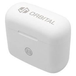 Custom Biconic Focus True Wireless Earbuds & Case - White