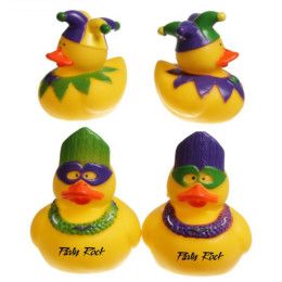 Custom Mardi Gras Duck - Assorted Custom Mardi Gras Duck - Assorted