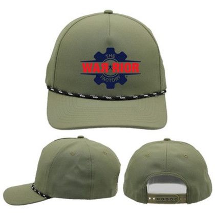 Custom Performance Rope Hat, Full Color Digital - Army Green 