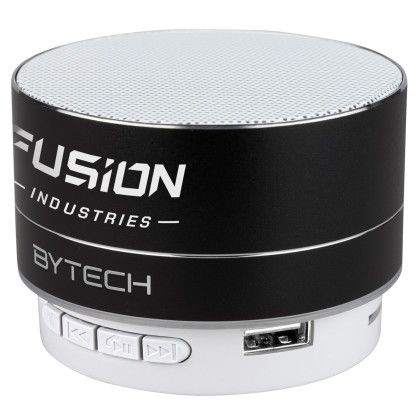 Custom Bytech Waterproof Bluetooth Speaker - Black Plug View