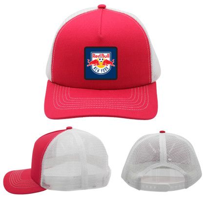 Custom Mesh Hype Trucker, Patch - Full Color Digital - Red 