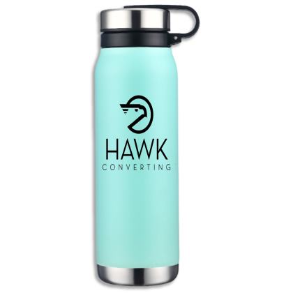 Custom Keep Kool 20 oz Stainless Steel Water Bottle - Light Blue