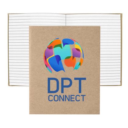 Custom 8" x 10" Kraft Journal - Kraft Custom 8" x 10" Kraft Journal - Kraft