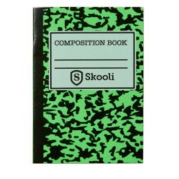 Custom Mini Neon Composition Notebook - Neon Green