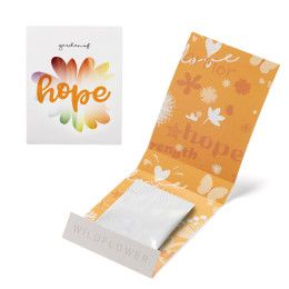 Custom Orange Garden of Hope Matchbook - Orange
