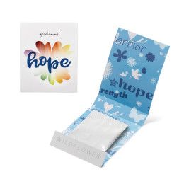 Custom Blue Garden of Hope Matchbook - Blue